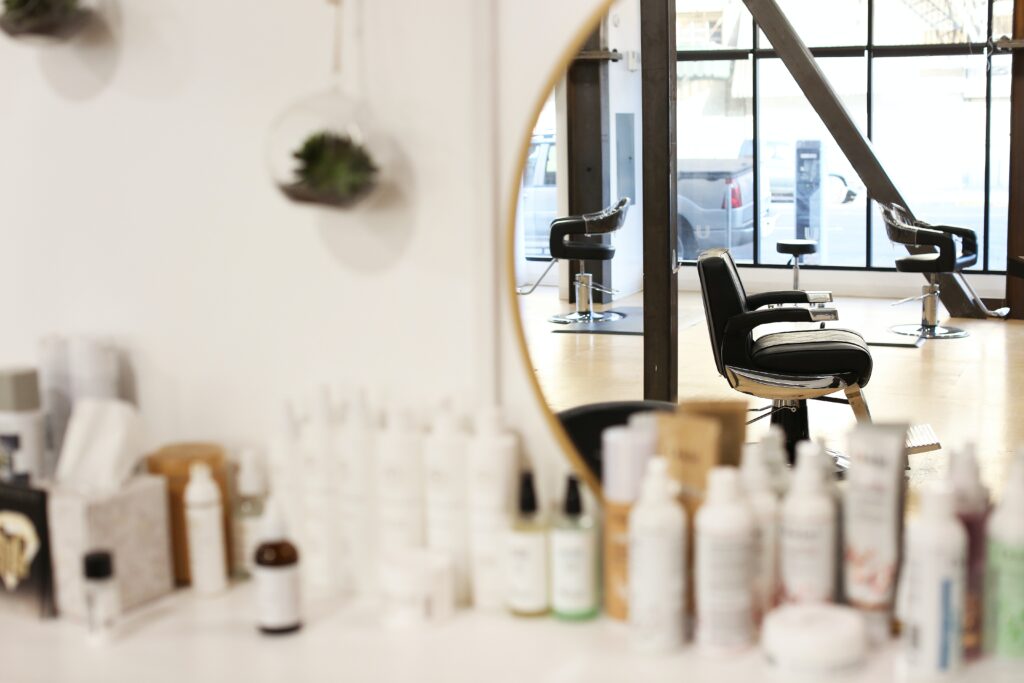 Equipment eines Friseursalons